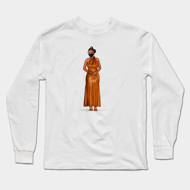 Rihanna Long Sleeve T-Shirt by PrintPrayLove